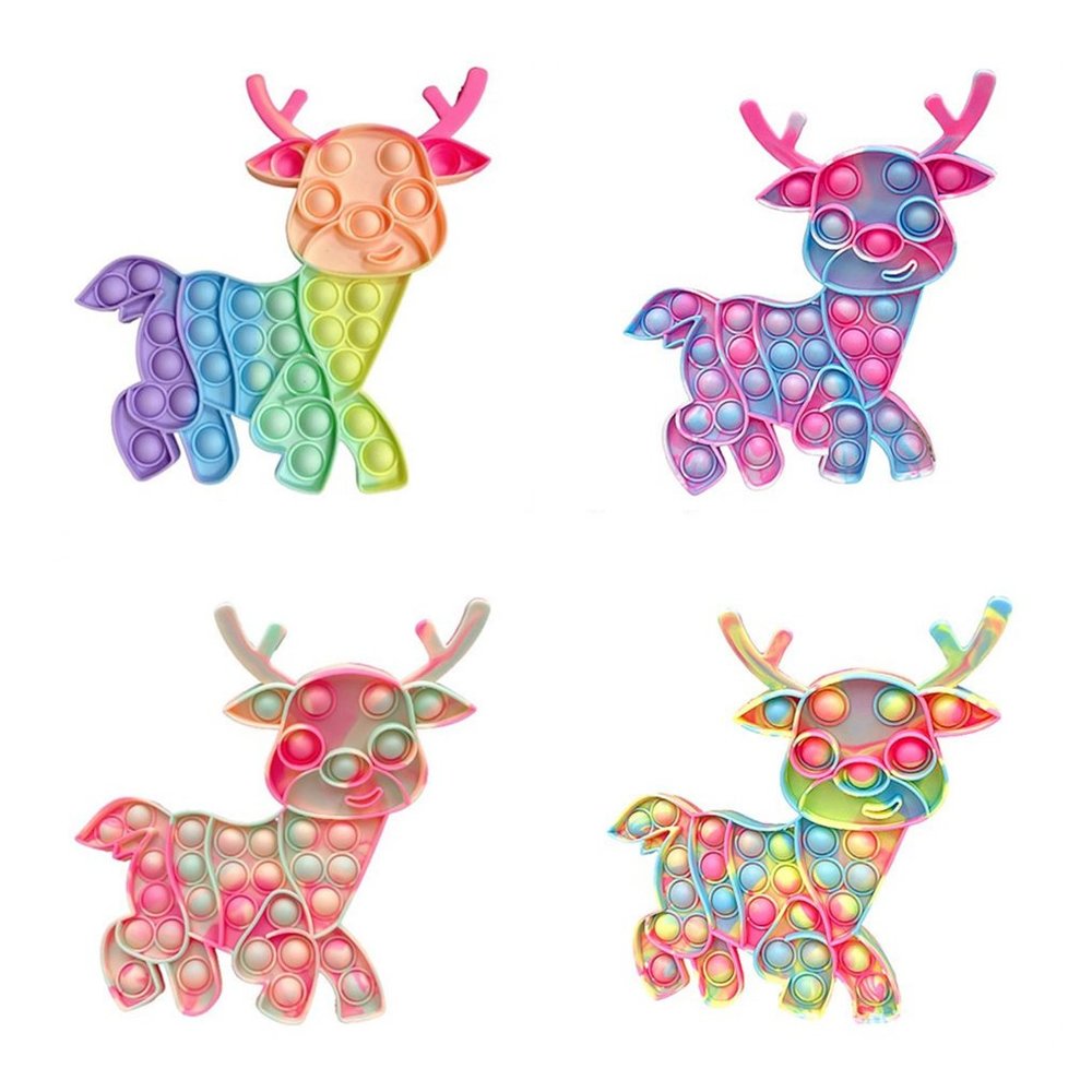 Simple Dimple Easter | Deer Style Christmas Pop It Fidget Toys